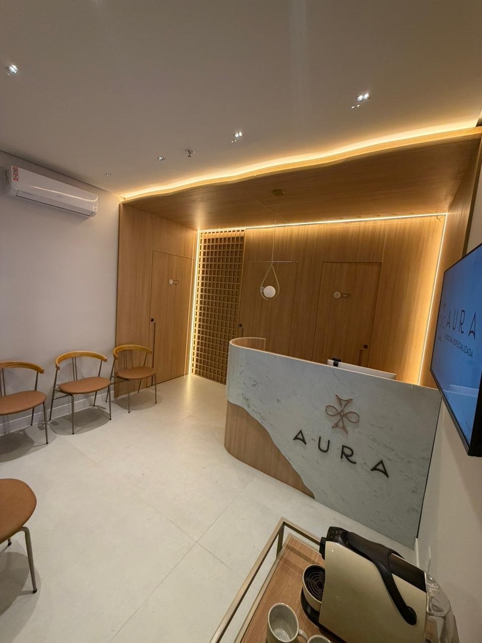 Clínica Aura – recepção – Feira de Santana BA